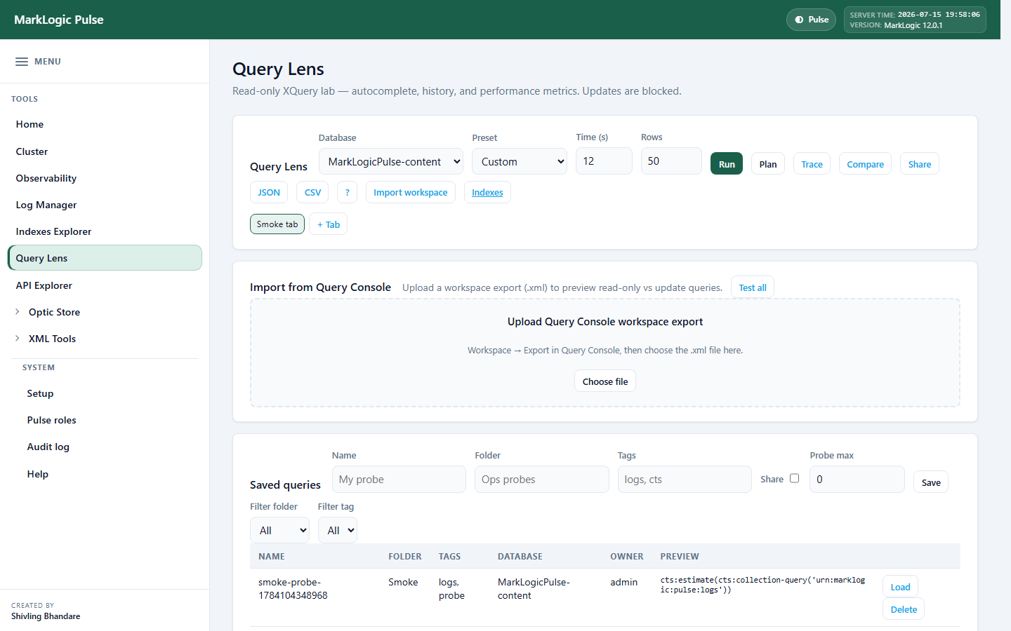 Audit Log: Query