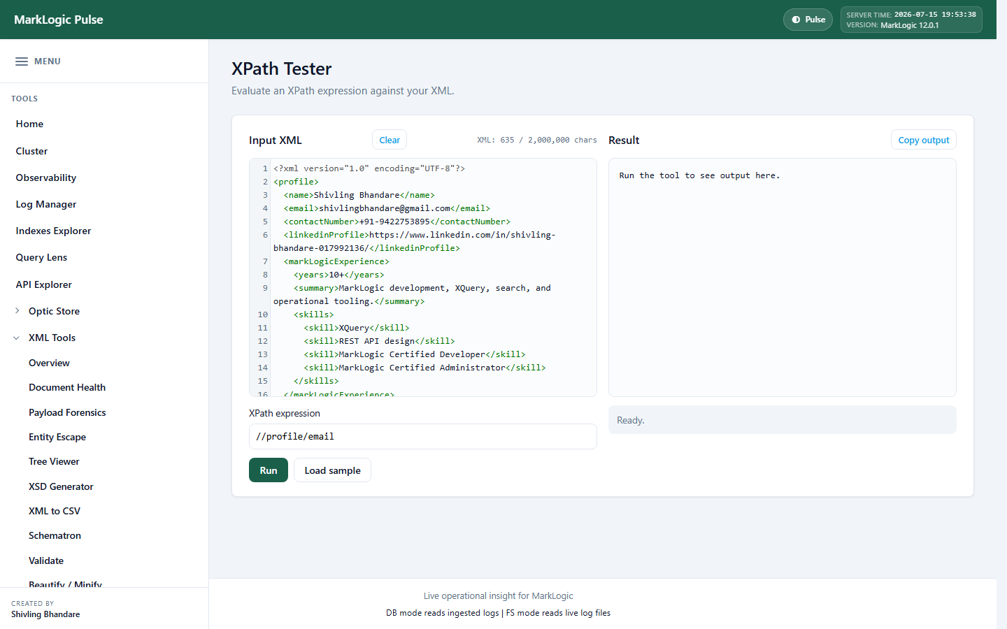 XPath Tester