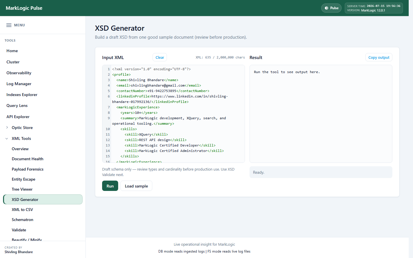 XSD Generator
